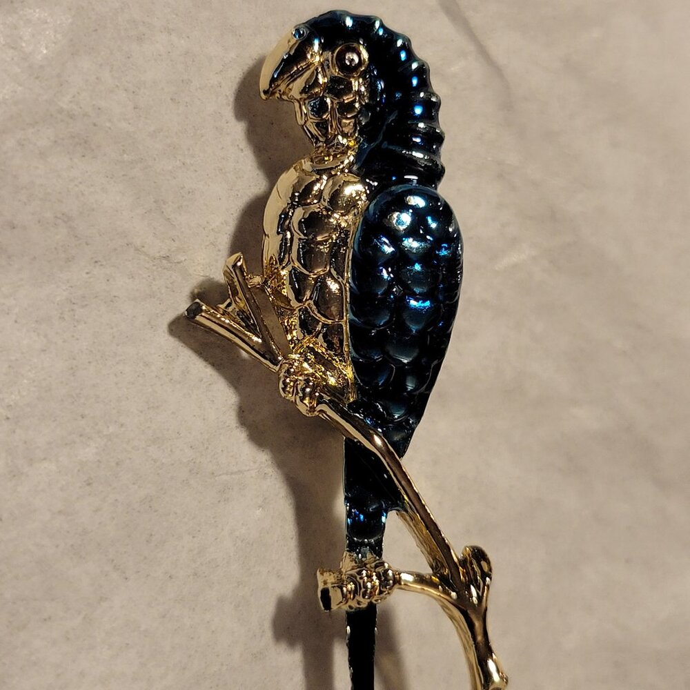 Vintage Parrot Brooch Pin
